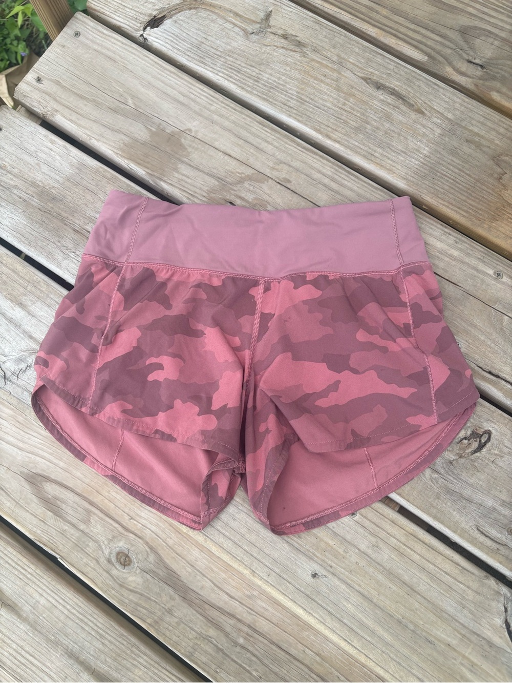 Lululemon Athletica Camo Shorts
